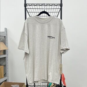 Essentials Light Gray Short Sleeve Tee